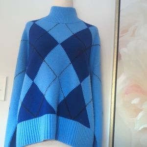 Everlane Felted Merino Argyle Sweater